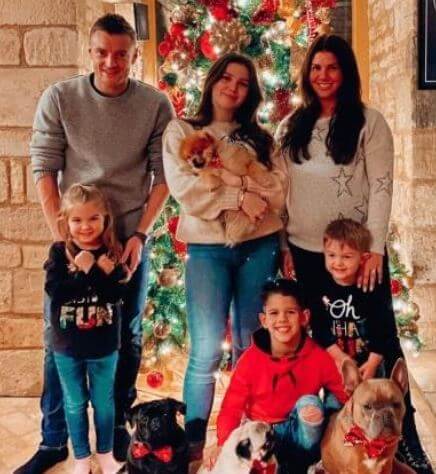 Emma Daggett ex husband Jamie Vardy with his family enjoying Christmas.